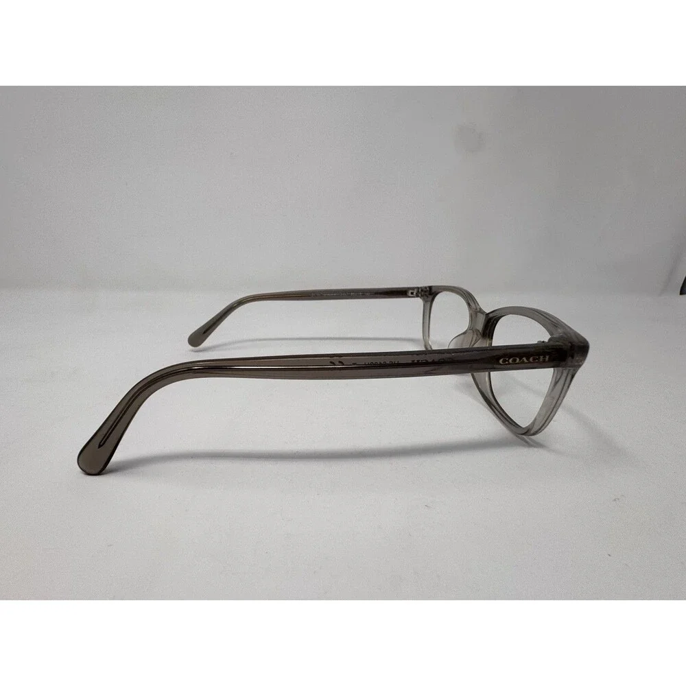 Coach HC6139U Eyeglass Frames Only 53-15-140 Transparent Gray 5176 Authentic